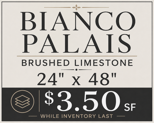 Bianco Palais Brushed Limestone - ONLY WHILE SUPPLIES LAST!
