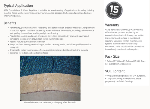40SK Consolidator & Water Repellent Formerly DRY-TREAT 40SK™
