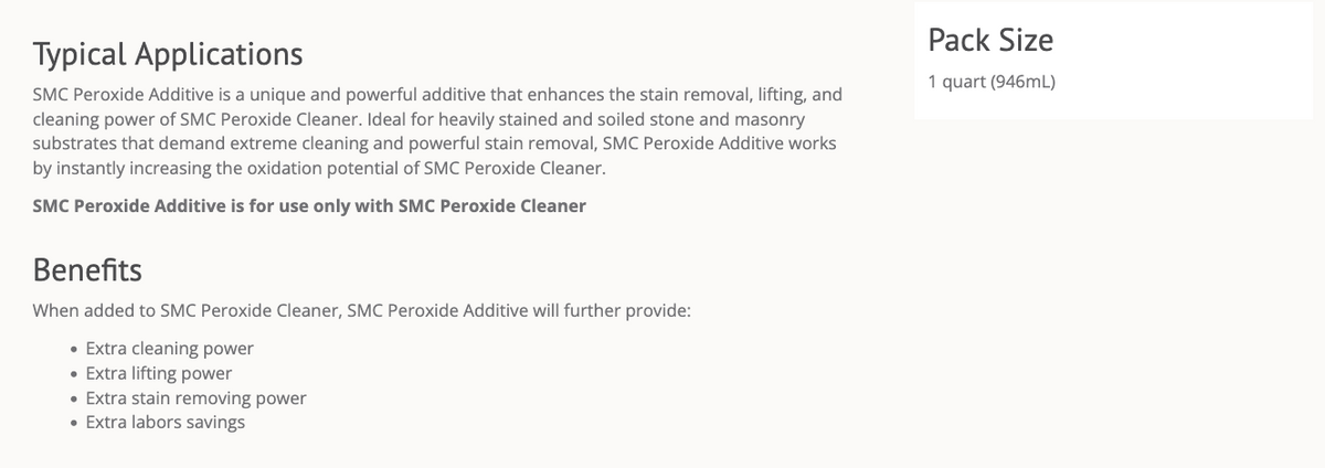 SMC Peroxide Additive Formerly SMC Boost